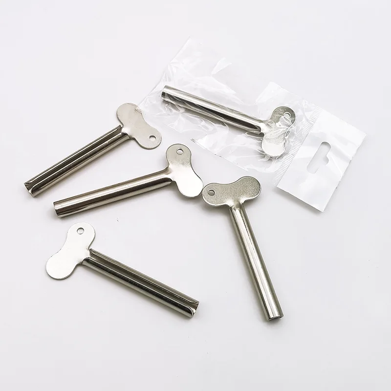 5pcs Stainless Steel Toothpaste Squeezer Facial Cleanser Toothpaste Dispenser Squeezer Tube Tools Metal Bathroom Accessories thumbnail 6