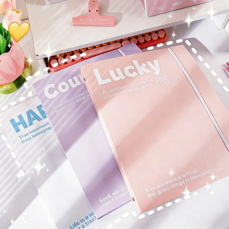 A4 Expanding File Folder with 4 Detachable Inner Pockets 3-Hole Binder for School Office Document Organizer Supplies Stationery thumbnail 2