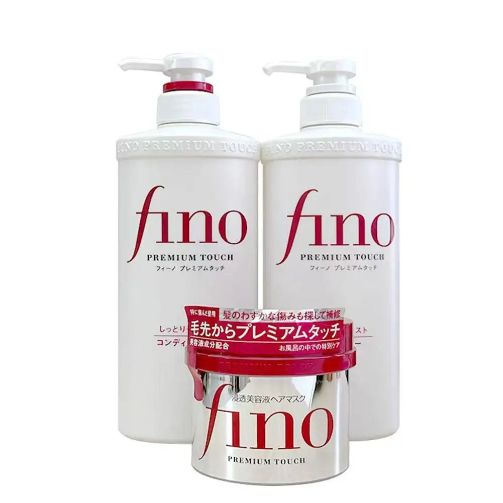 Fino Premium Touch Hair Care Set – Shampoo, Conditioner & Hair Mask, Japan Original, Deeply Nourish, Improve Frizz, Oil Control thumbnail 6