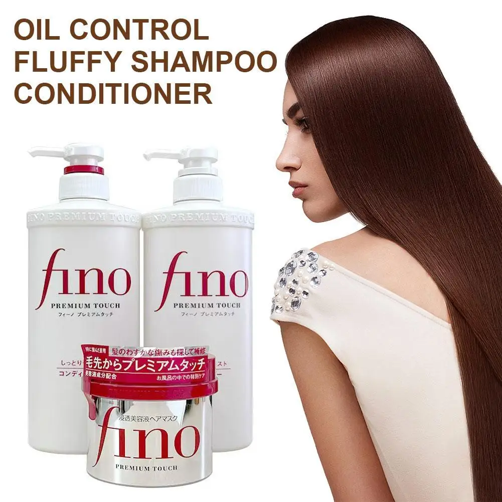 Fino Premium Touch Hair Care Set – Shampoo, Conditioner & Hair Mask, Japan Original, Deeply Nourish, Improve Frizz, Oil Control thumbnail 3
