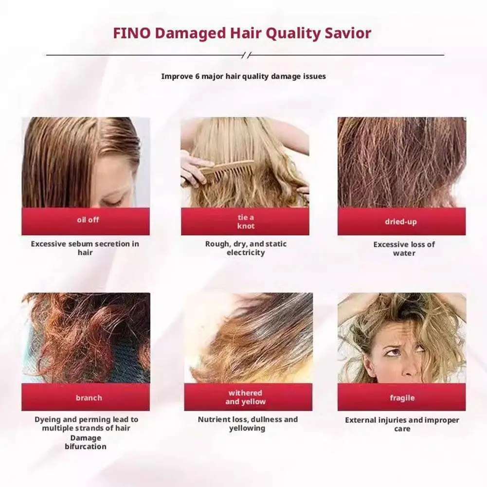 Fino Premium Touch Hair Care Set – Shampoo, Conditioner & Hair Mask, Japan Original, Deeply Nourish, Improve Frizz, Oil Control thumbnail 4