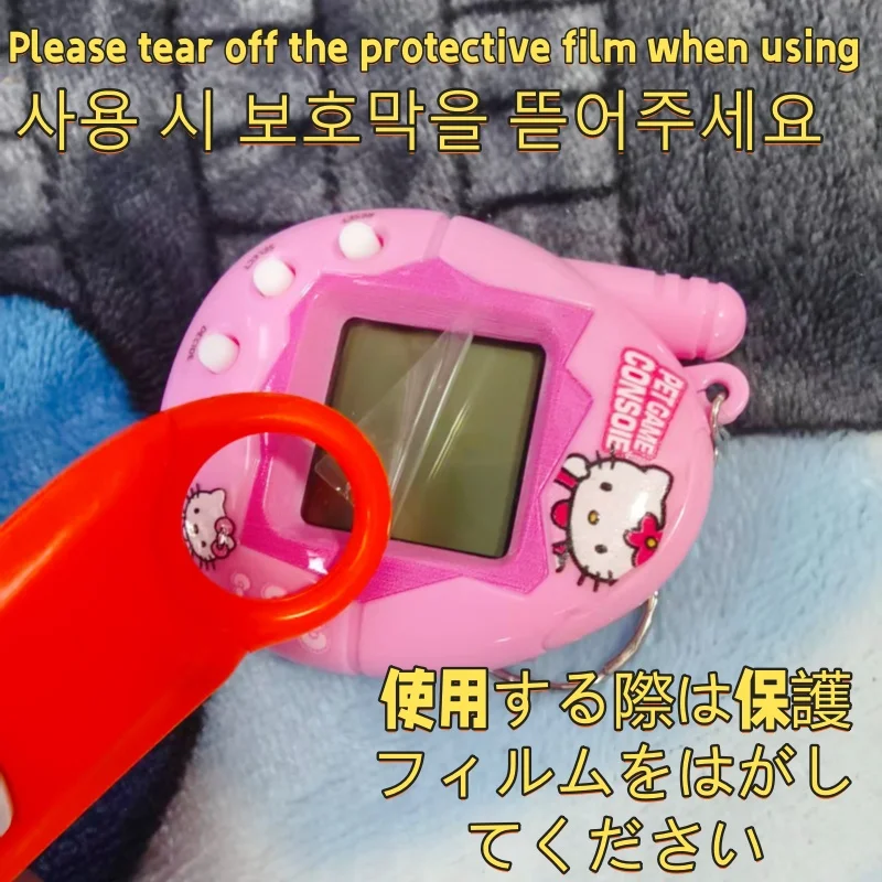 Cute Hello Kitty My Melody Electronic Pet Game Console Retro Virtual Pet Toy, Nostalgic Tamagotchi Style Keychain Pet for Girls thumbnail 3