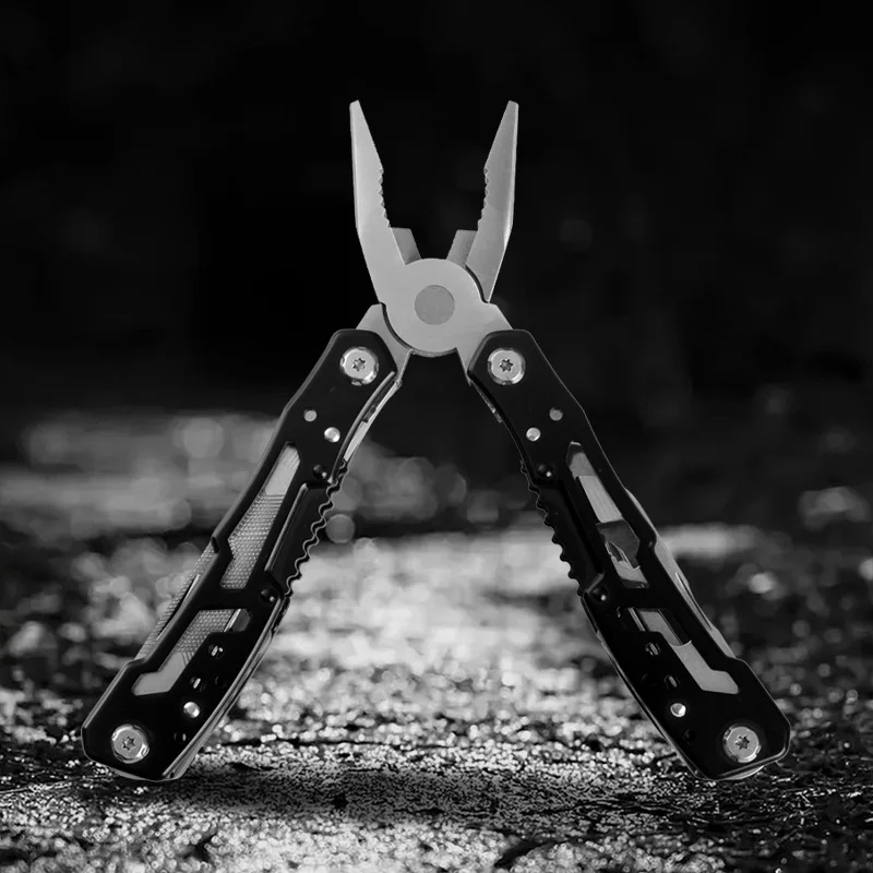 Multitool Pliers with Folding Blades Camping Survival Gear for Hiking Fishing and Emergency Convenient Hand Tools thumbnail 4