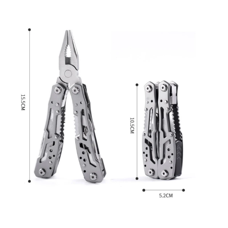Multitool Pliers with Folding Blades Camping Survival Gear for Hiking Fishing and Emergency Convenient Hand Tools thumbnail 6