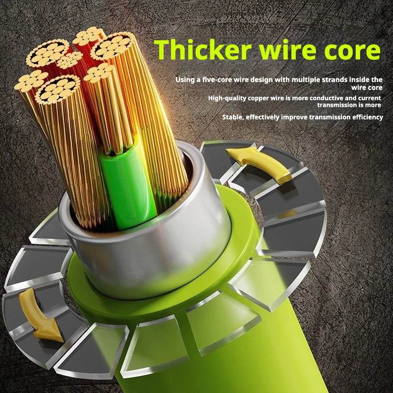 0.3m/1m/2m/3m 240W Fast Charging USB To Type-C, Type-C to Type-C Data Cable, Compatible with Huawei, Xiaomi, Samsung, VIVO,OPPO thumbnail 4
