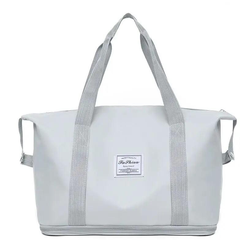 Large Capacity Waterproof Travel Bag Universal Folding Dry Wet Separation Fitness Handbag for Luggage thumbnail 5