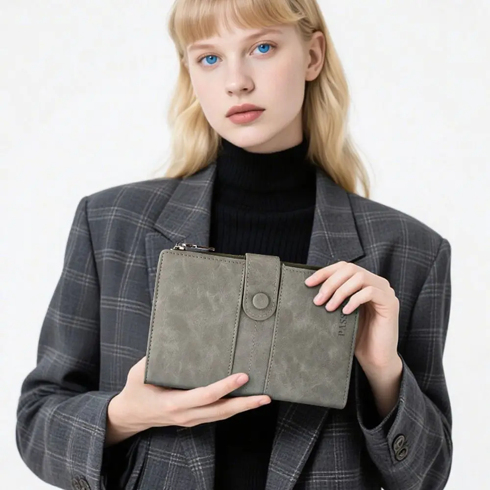 Creative RFID Anti-Theft PU Passport Bag Purse Passport Cover Travel Wallet Multifunctional RFID Anti-theft Card Storage Bag Men
