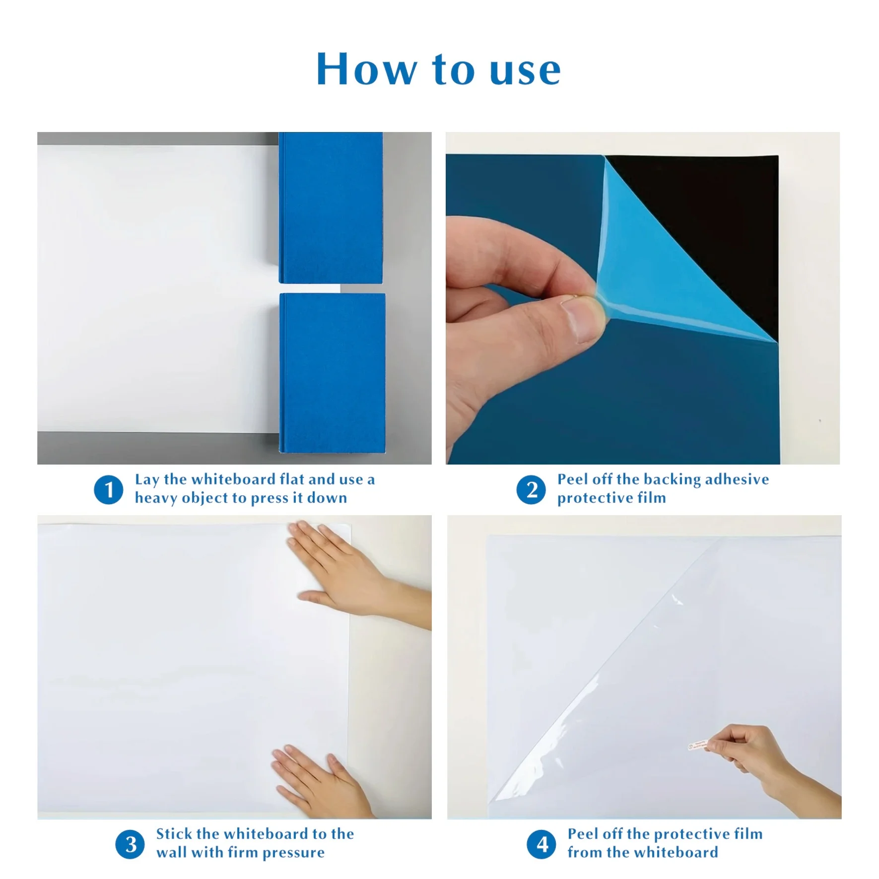 Erasable Magnetic Whiteboard Sticker, Self-adhesive Wall Whiteboard, Suitable for Back-to-school Season, Classroom Office Use thumbnail 4