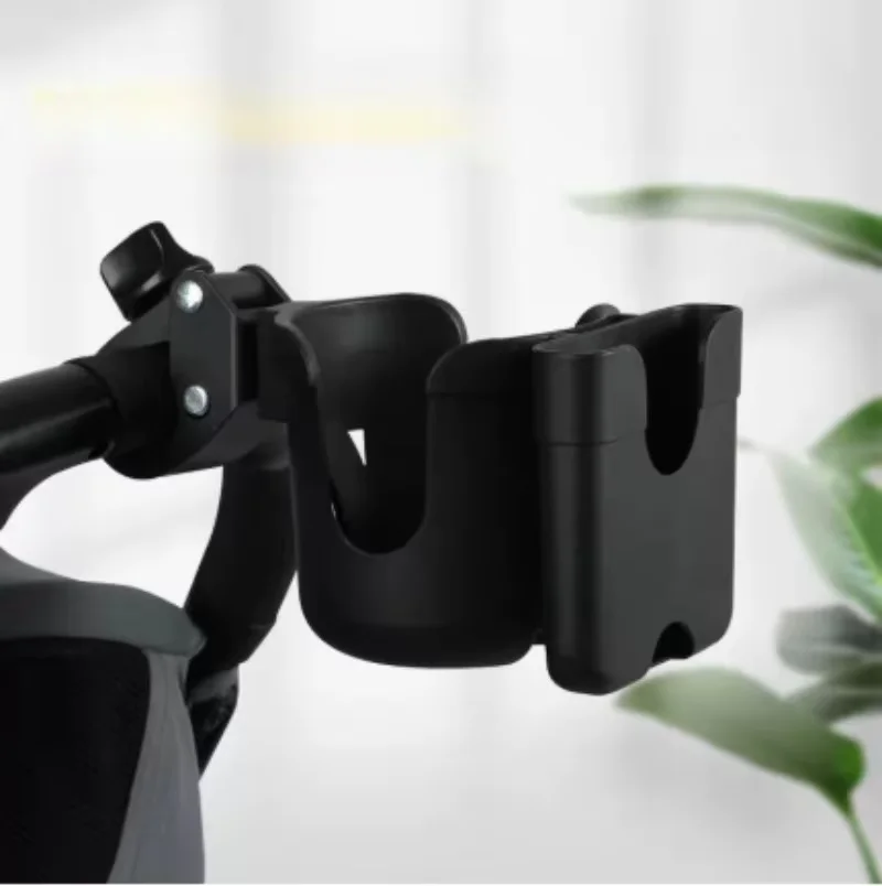 Stroller Pushchair Two-in-One Cup Holder Baby Gear Mobile Phone Holder Kids Water Cup Milk Tea Stand Accessories thumbnail 5
