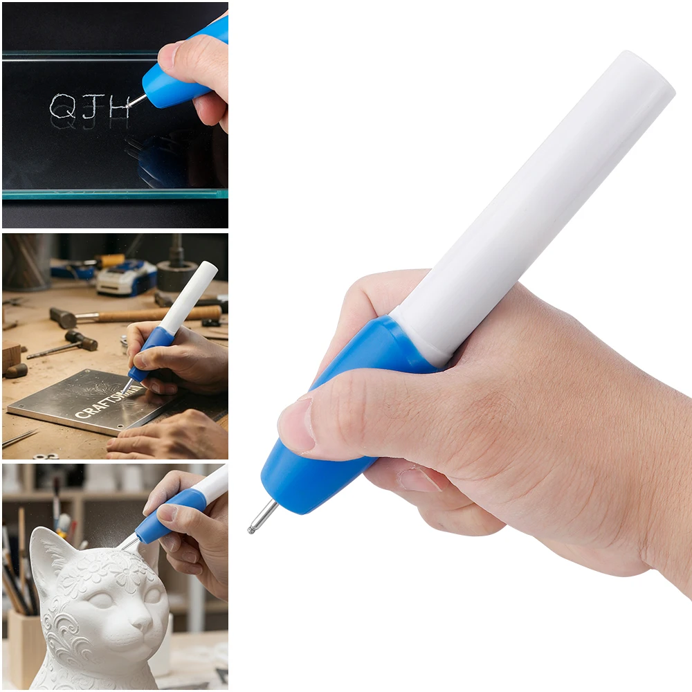 Cordless Mini Electric Engraving Pen for Artists & DIYers - Diamond Tip Etching Tool for Engraving, Sporting Goods & Glass Gifts