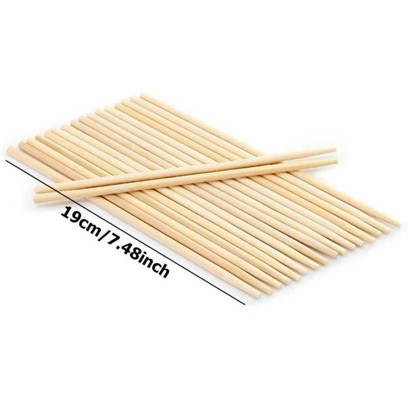 50pcs/set Disposable Wooden Tableware Chopsticks Spoon Fork Household Festival Party Tableware Outdoor Portable Kitchen Tool TMZ thumbnail 2