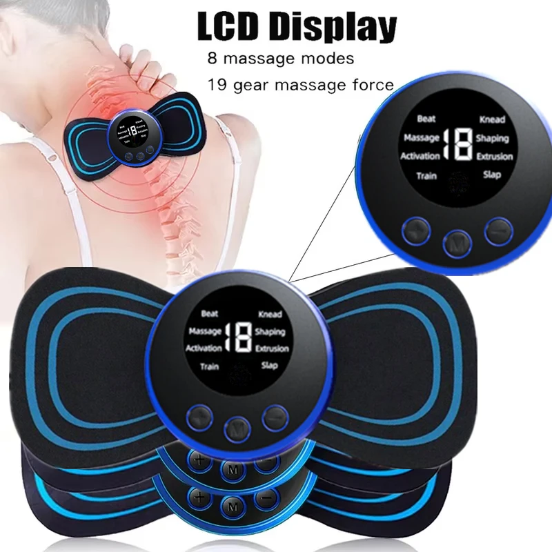 2026Intelligent Mini Electric Neck Massager Charging Portable Shoulder and Neck Neck Massage Patch with Multiple Adjustable thumbnail 4