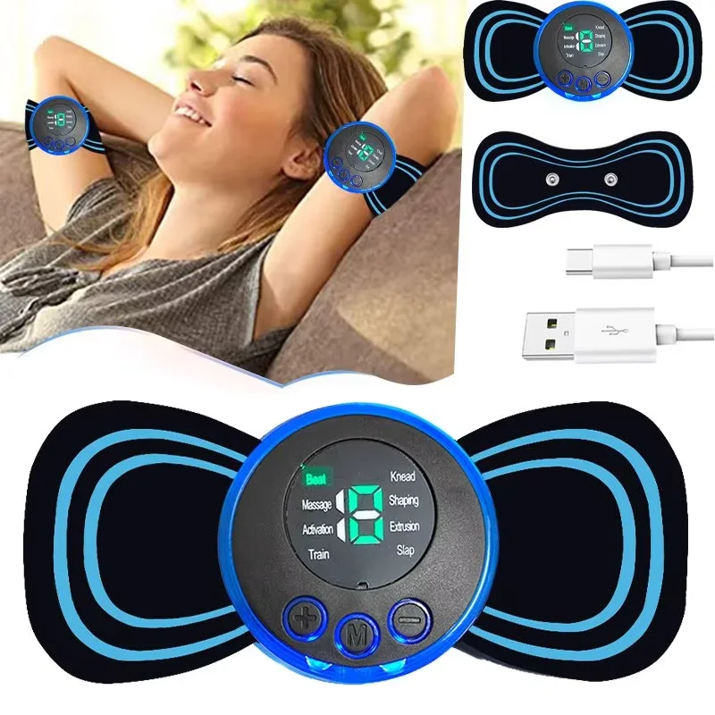 2026Intelligent Mini Electric Neck Massager Charging Portable Shoulder and Neck Neck Massage Patch with Multiple Adjustable thumbnail 3