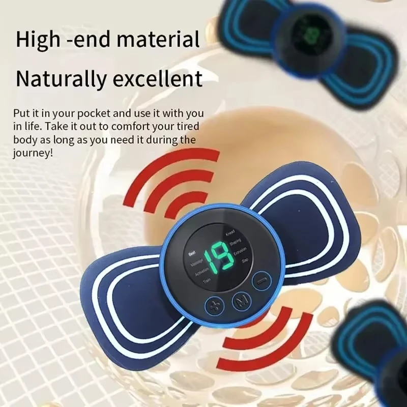2026Intelligent Mini Electric Neck Massager Charging Portable Shoulder and Neck Neck Massage Patch with Multiple Adjustable thumbnail 5