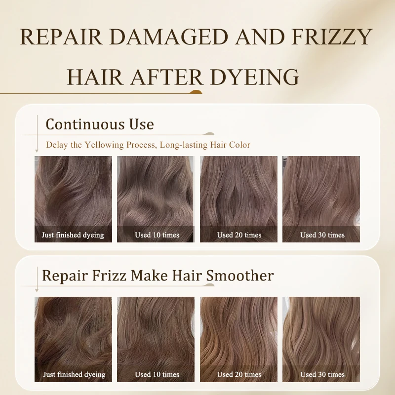 VETES Hair Mask Shampoo Replenish Faded Color 180ml Fix Color after Dye Hair Color Boosting Conditioner Enhance Color Hair Mask thumbnail 5