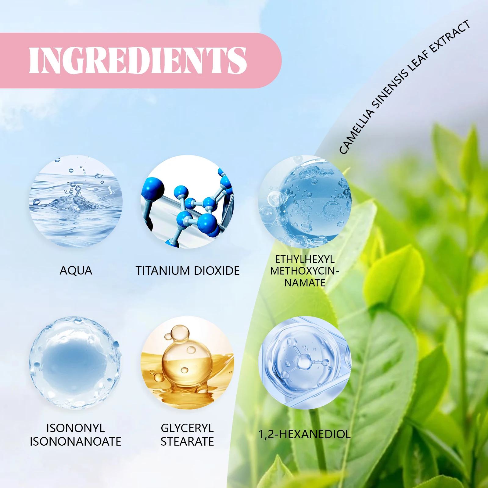 Sunscreen Body Face Cream SPF 50+ UV Protective Lightweight Facial Cream Sun Block Oil Control Moisturizing Skin Care Lotion thumbnail 4