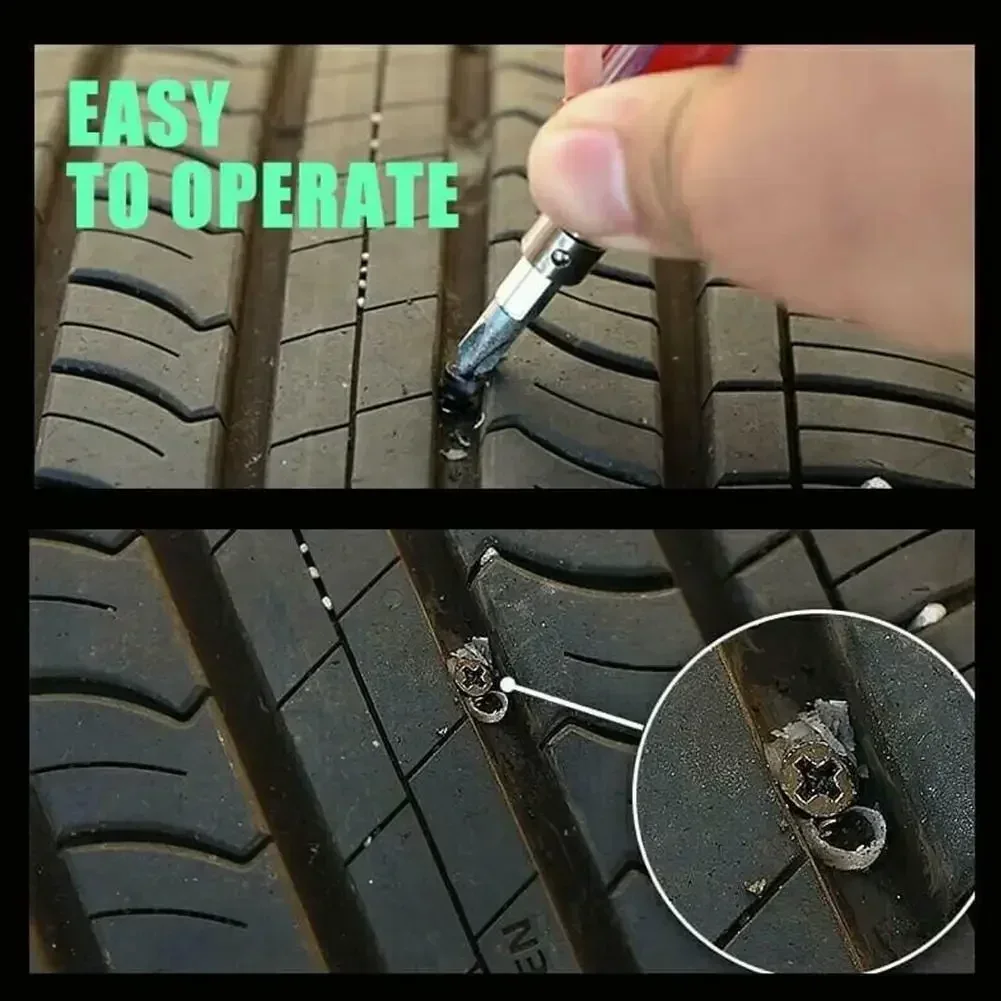 10-100PCS Car Vacuum Puncture Nails Rubbers Tapping Screws for Automotive Motorcycle Truck Bus and Agricultural Tyre Patching thumbnail 4