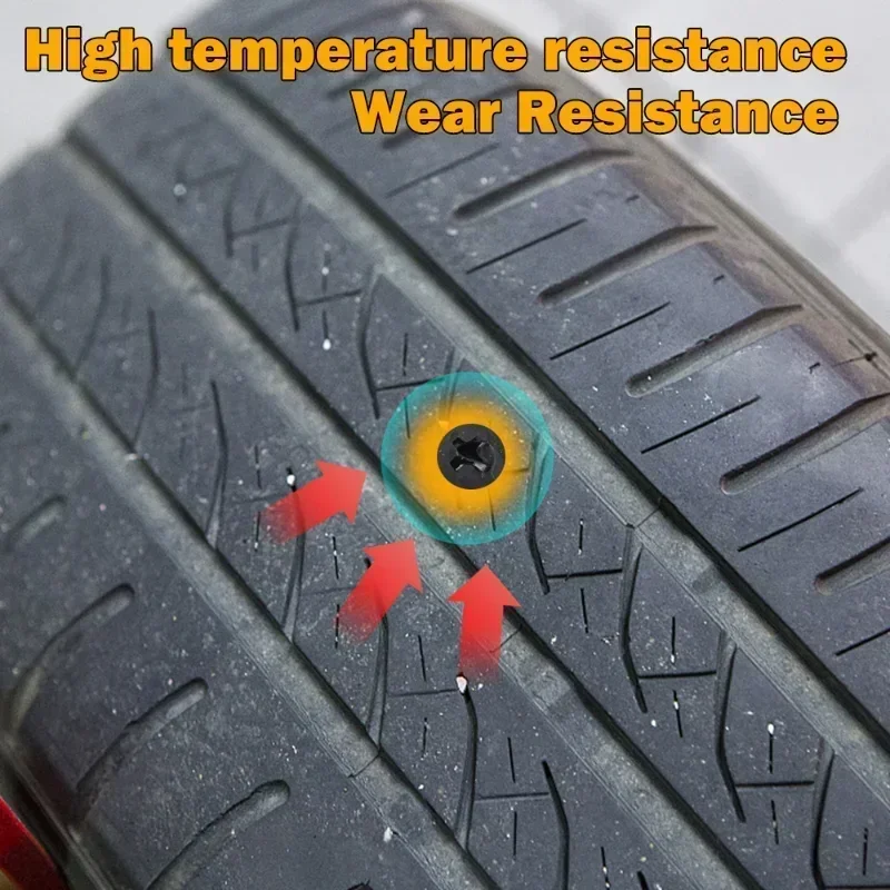 10-100PCS Car Vacuum Puncture Nails Rubbers Tapping Screws for Automotive Motorcycle Truck Bus and Agricultural Tyre Patching thumbnail 5