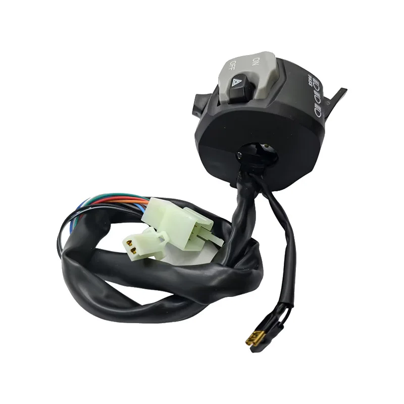 Universal Multi-Function Motorcycle Handlebar Switch Assembly for GSX Horn Headlight Electric Start Control Switch Replacement thumbnail 2