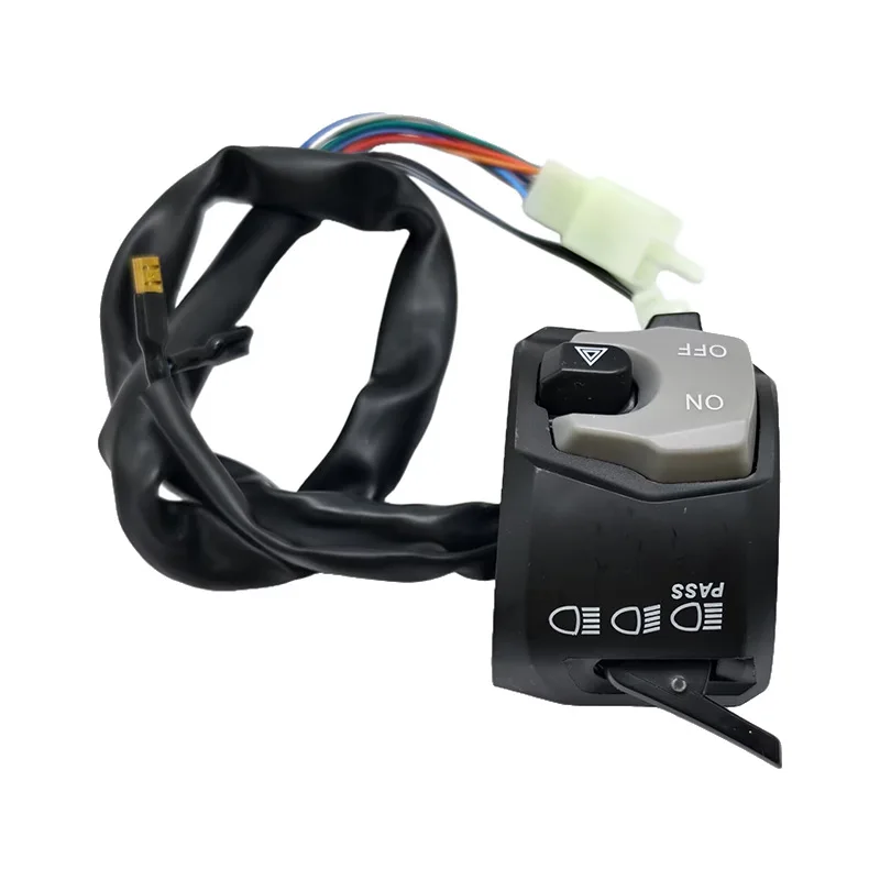 Universal Multi-Function Motorcycle Handlebar Switch Assembly for GSX Horn Headlight Electric Start Control Switch Replacement thumbnail 3