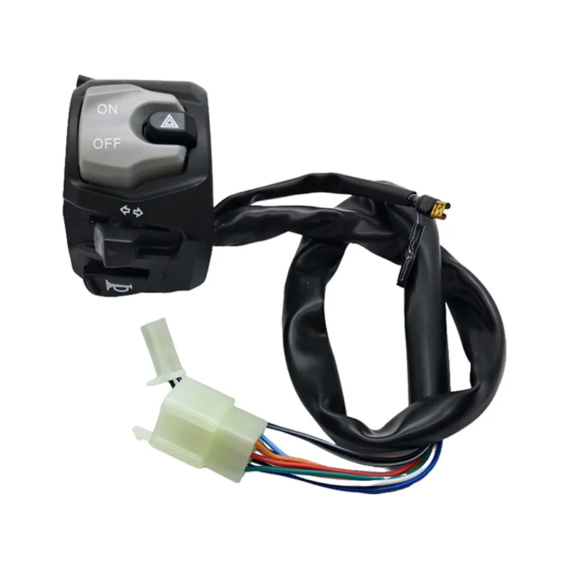 Universal Multi-Function Motorcycle Handlebar Switch Assembly for GSX Horn Headlight Electric Start Control Switch Replacement thumbnail 4