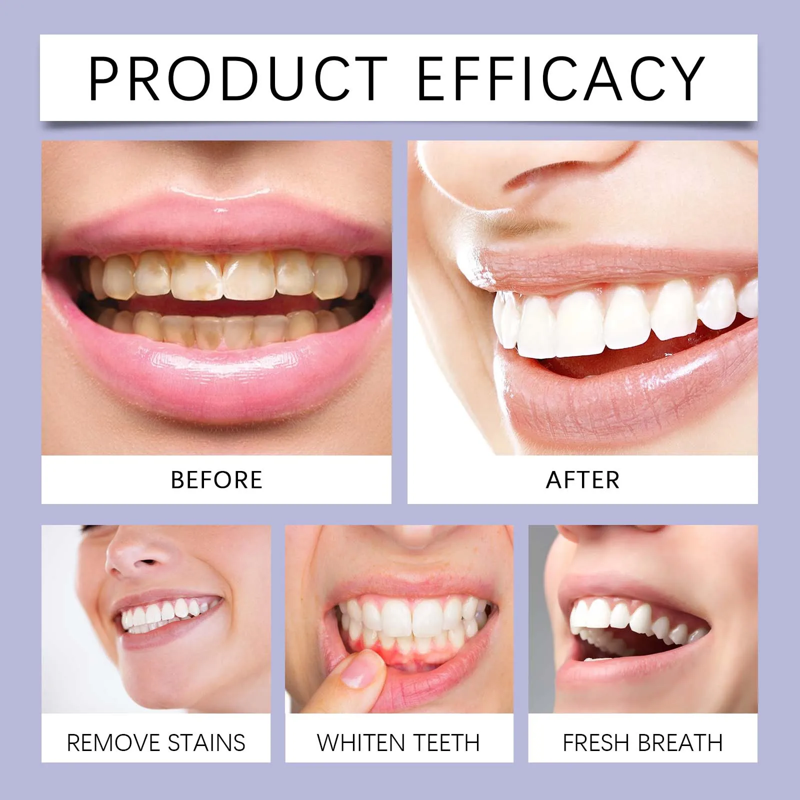 Oral Care Deep Cleaning Whitening Tooth Powder with 7.5% Hydroxyapatite - Remineralizing Cool Mint Enamel Repair Fresh Breath thumbnail 2