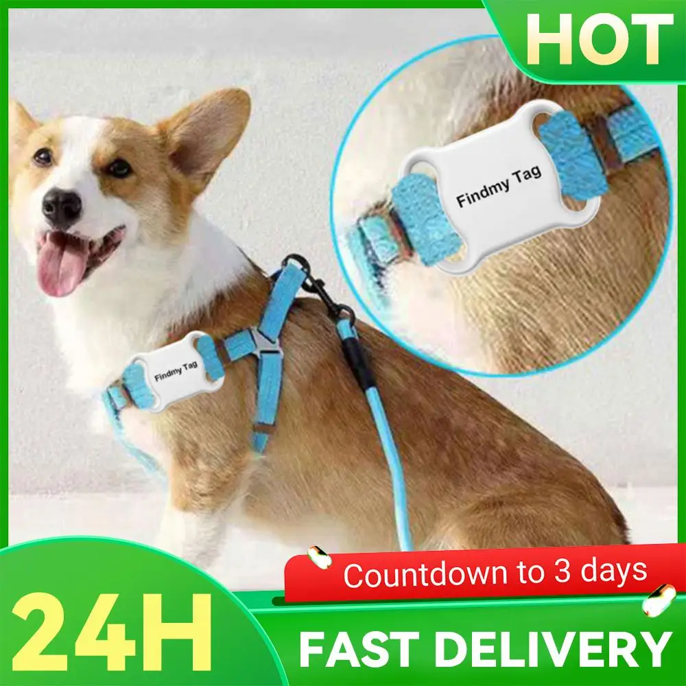 Pet Anti-Lost GPS Tracker Bluetooth-compatible GPS Tracking Device Pet Tracker for Dogs Cats Kids Pets Keychain Wallet Luggage