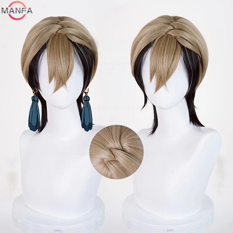 Gachiakuta Anime Rudo Zanka Riyo Reaper Guita Eishia Stilza Amo EmpoolCosplay Wig Short wig Heat Resistant Synthetic Wigs thumbnail 3
