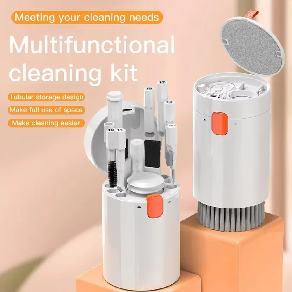 20 in 1 Multi-Functional Cleaning Spray Bottle Set Computer Keyboard Brush Headphones Cleaning Pen Digital Camera Cleaning Tools thumbnail 4