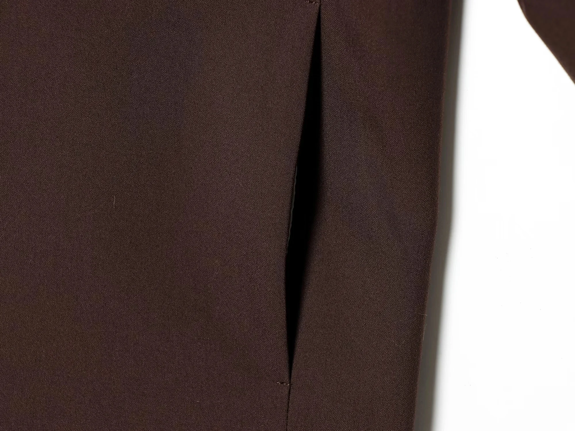 KONDALA Women Office Lady Casual Chic Brown Blazer Suit Long Sleeve Blazer Zipper Half Pants Fashion 2026 Spring Summer Suit thumbnail 6