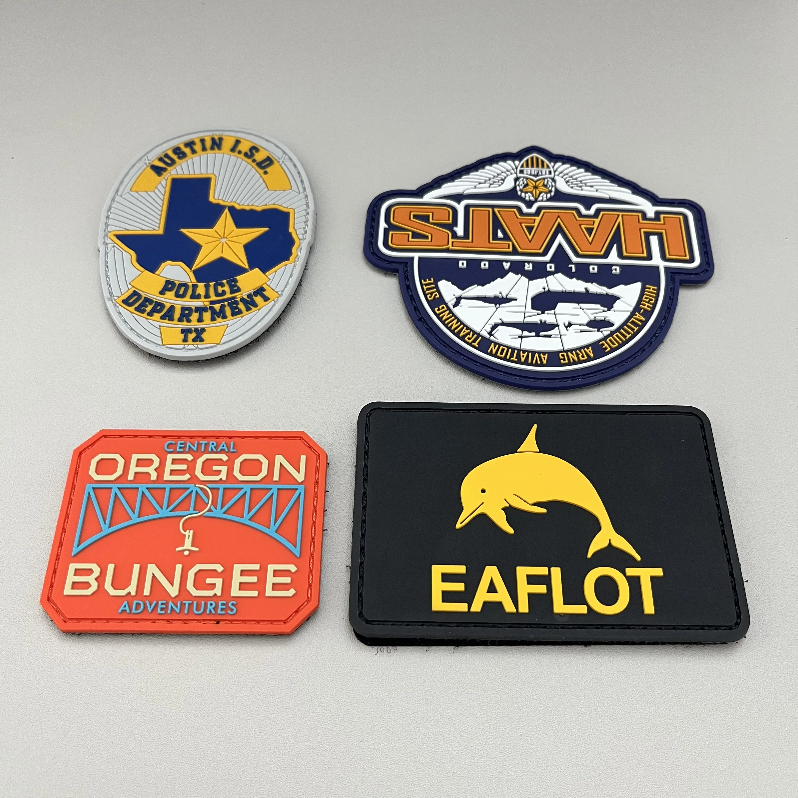 Customized Various High Quality Wholesale PVC Patches With Custom Color Patches PVC Rubber Patches thumbnail 5