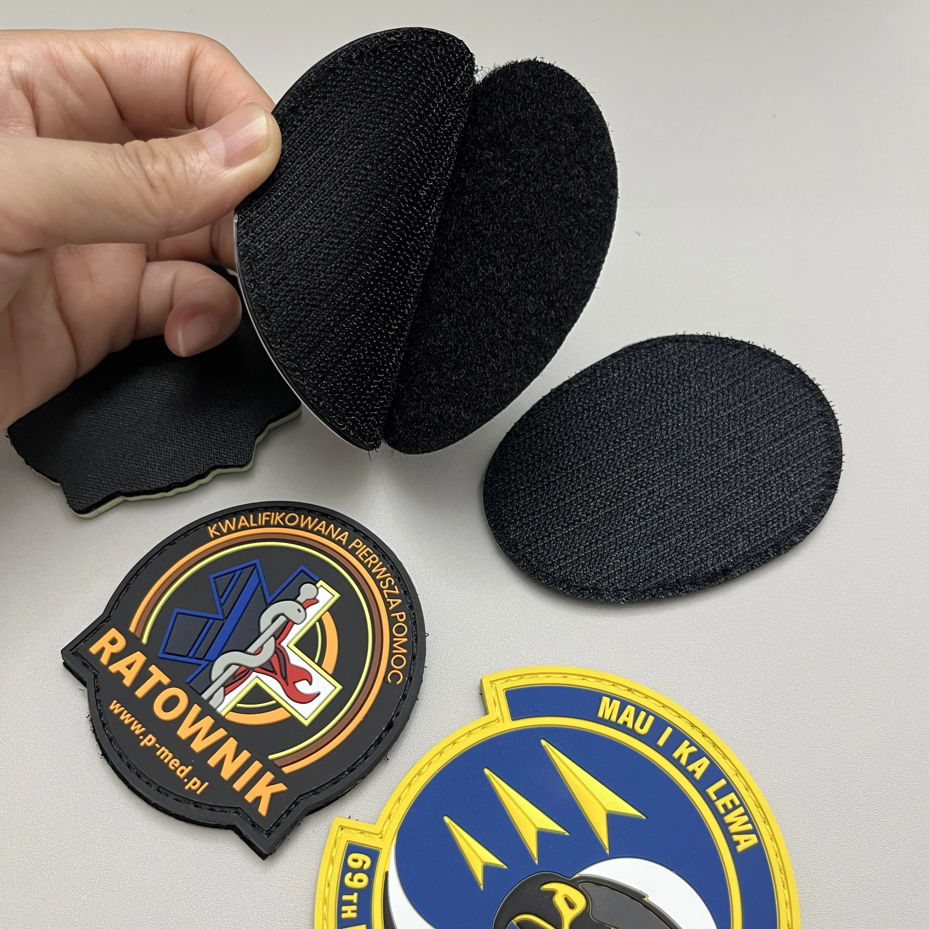 Customized Various High Quality Wholesale PVC Patches With Custom Color Patches PVC Rubber Patches thumbnail 3