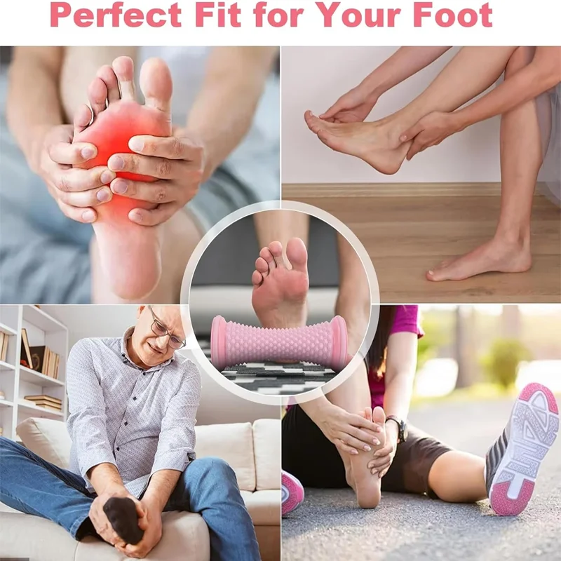 Foot Massager Massage Roller Yoga Massage Ball Plantar Fascia Roller Muscle Relaxation Care Plastic Manual Foot Massager Rollers thumbnail 6