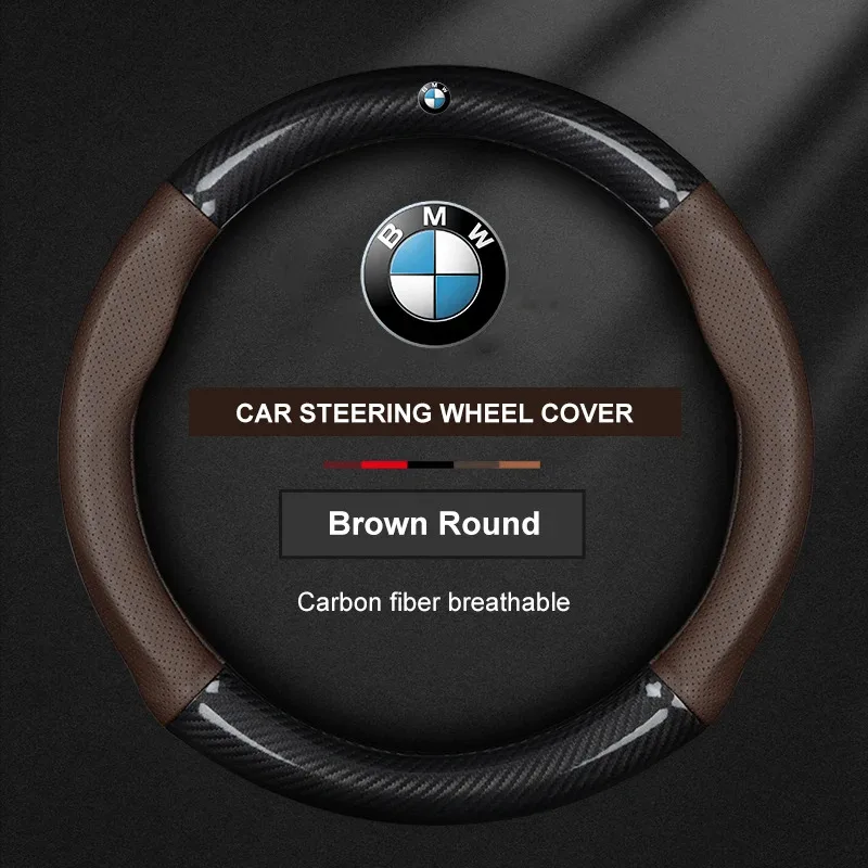 Car Steering Wheel Covers For BMW M E39 E46 E60 E70 E72 E80 E82 E90 E92 G01 G05 G10 G20 G30 F01 F05 F10 F15 F20 F25 F33 M3 M4 M5 thumbnail 4