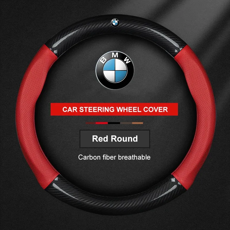 Car Steering Wheel Covers For BMW M E39 E46 E60 E70 E72 E80 E82 E90 E92 G01 G05 G10 G20 G30 F01 F05 F10 F15 F20 F25 F33 M3 M4 M5 thumbnail 5