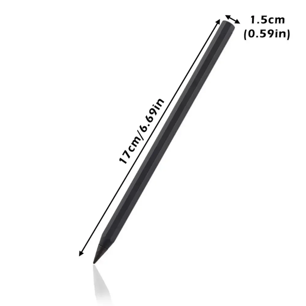 Simple Metal Pencil No Ink Non-Sharpening Unlimited Writing Pencil Eternal Pencil Stationery thumbnail 6