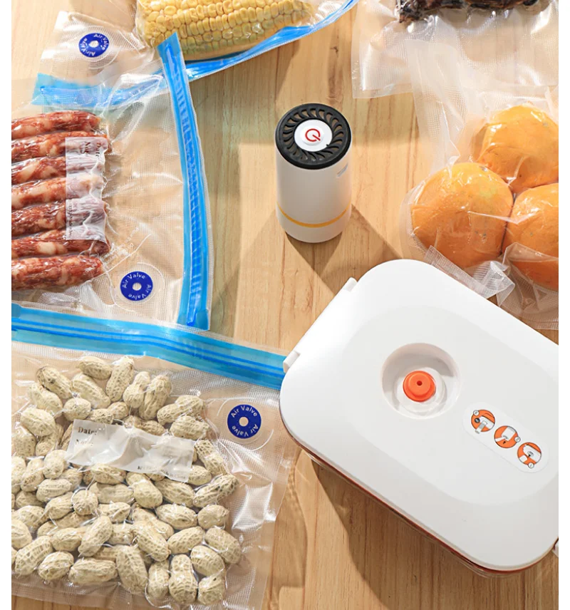 Mini Electric Air Pump Rechargeable for Food Fresh-Keeping Vacuum Sealed Bag Storage Bag Automatic Vacuum Compression Machine thumbnail 2