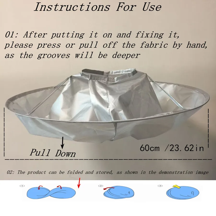 DIY Hairdressing Cloak Umbrella Cloak Hairdressing Cloak Shaving Cover Hairdressing Apron Household Cleaning Protective thumbnail 4