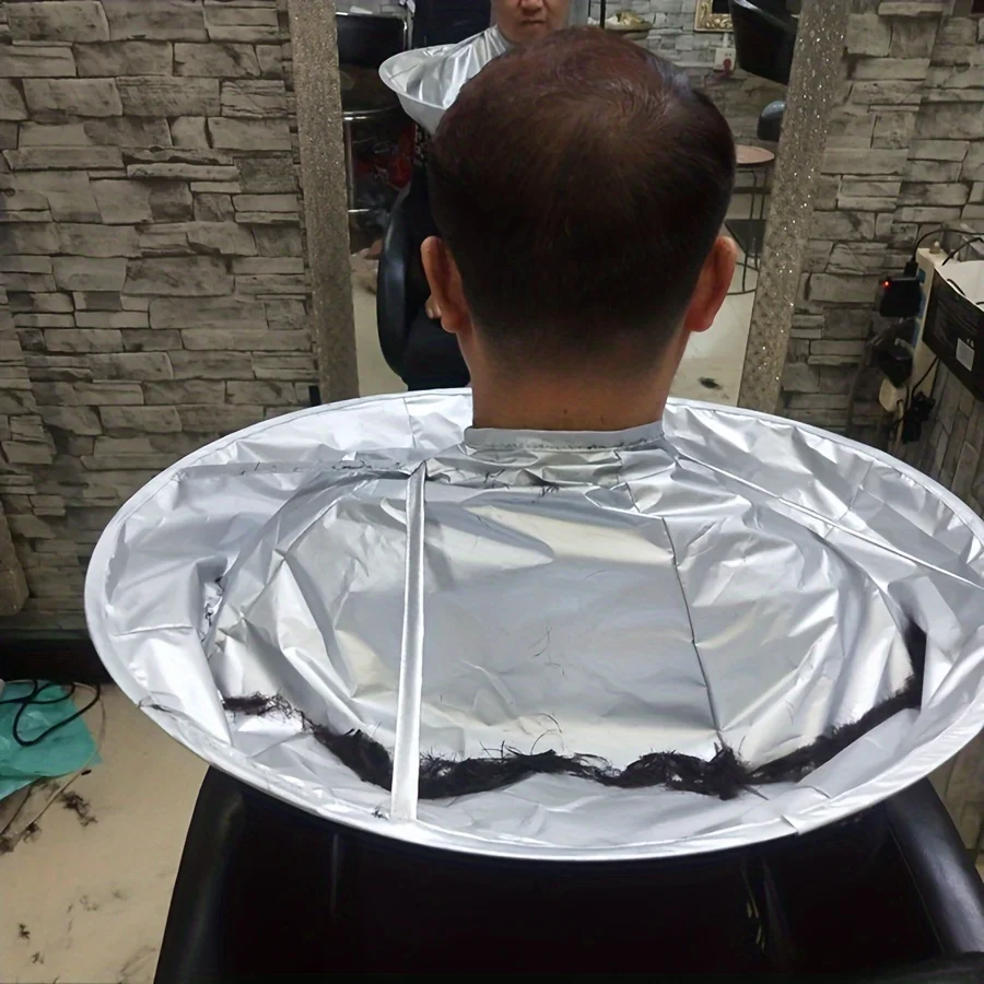 DIY Hairdressing Cloak Umbrella Cloak Hairdressing Cloak Shaving Cover Hairdressing Apron Household Cleaning Protective thumbnail 2