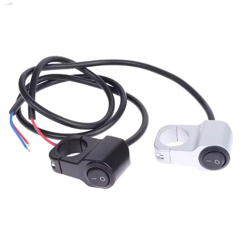 Universal 7/8" Motorcycle Handlebar Switch， Headlight On/Off Toggle for Bike， ATV， Spotlight thumbnail 4