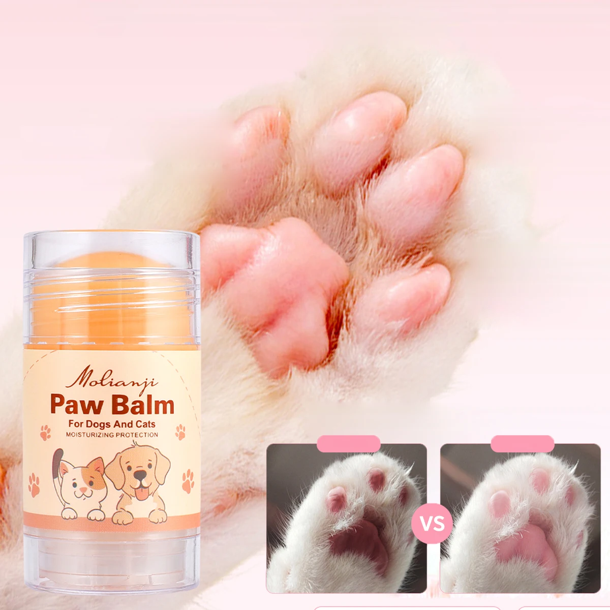 Pet anti cracking moisturizing cream, paw and nose care, deep moisturizing, suitable for cats and dogs, daily pet care thumbnail 5