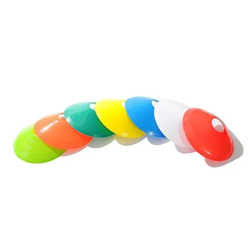 10pcs Cone Set Football Training Equipment for Kid Pro Disc Cones Agility Exercise Obstacles Avoiding Sport Training Accessories thumbnail 2