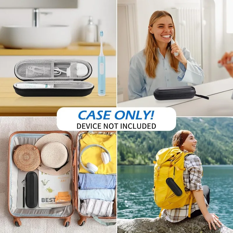 1pcs Portable EVA Storage Case For Electric Toothbrush Carrying Hard Case Protective Shell Organizer Holder Travel Accessories thumbnail 6