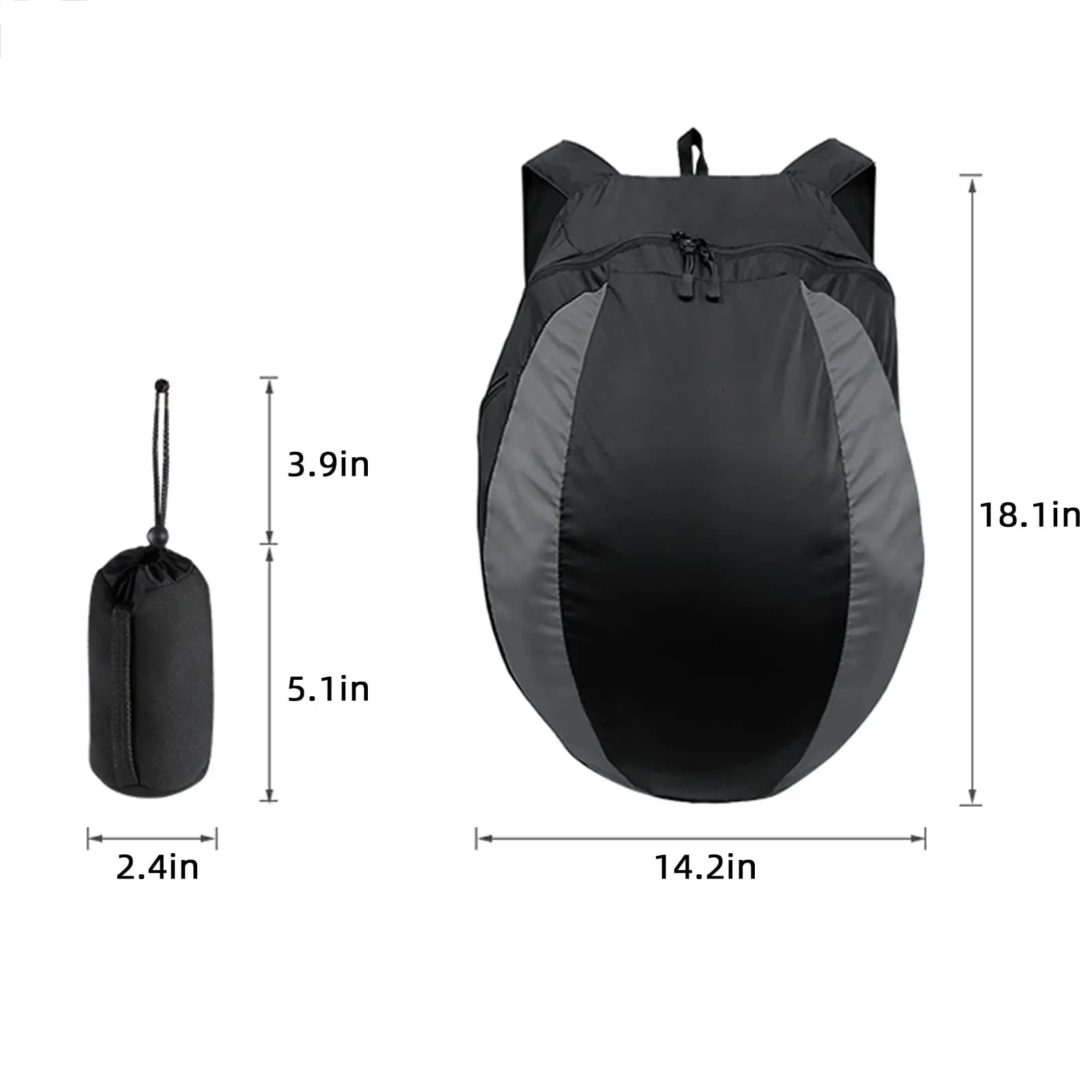28L Motorcycle Helmet Backpack with Mesh Storage Bag Lightweight Large Capacity Bag for Cycling Biking & Motorcycle Sports thumbnail 2