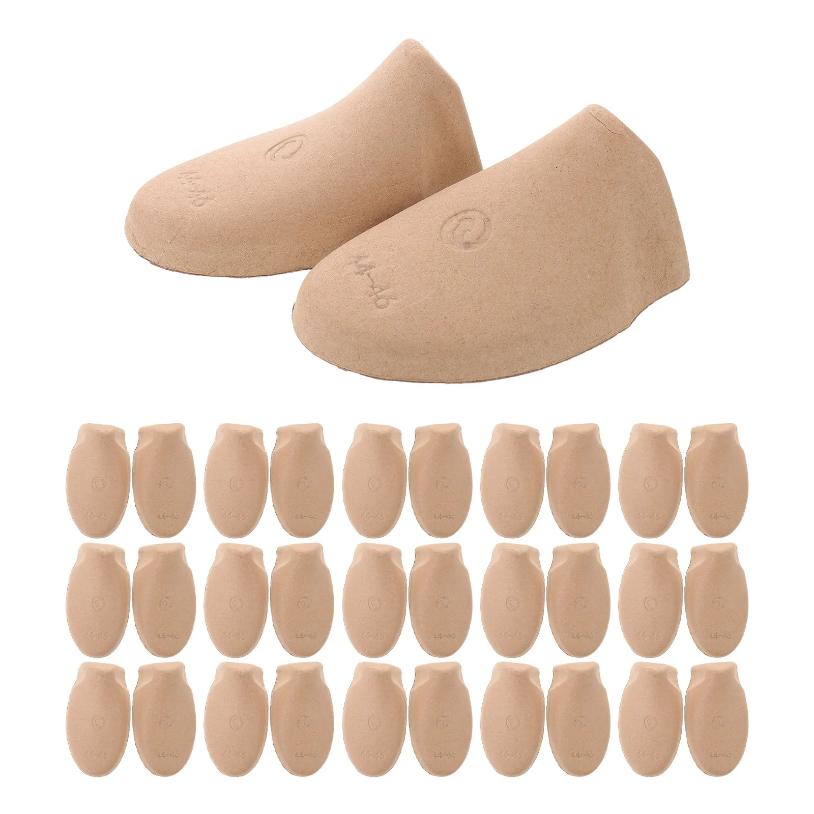 20 Pairs Shoe Trees Paper Pulp Toe Box Guard Anti-Crease Shaper for Boots Sneakers Shoe Shape Holders Eu 41-43 Us 10.5-12.5 Uk thumbnail 5