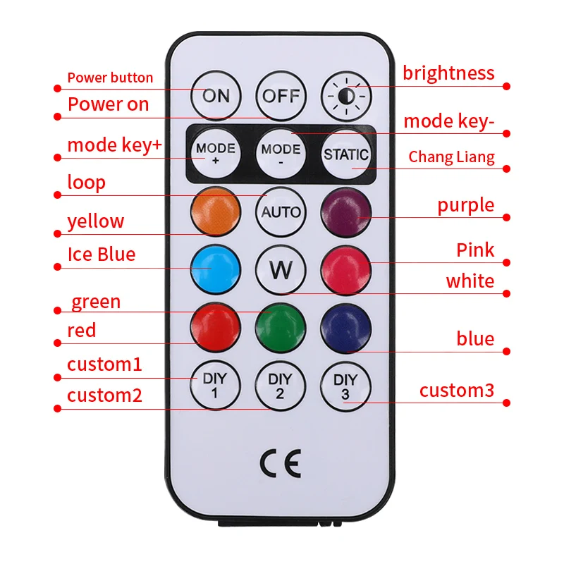1/2/4X Rechargeable Wireless LED Strobe Lights Car Decor Atmosphere Light Anti-Collision Led Motorcycle RGB Strobe Warning Light thumbnail 4
