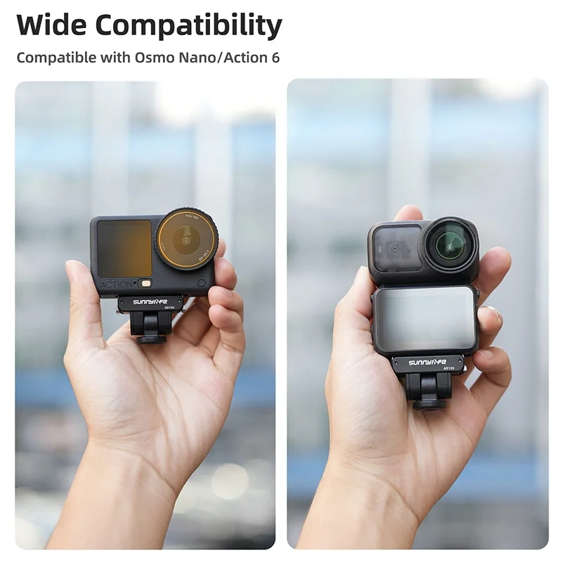 Magnetic Adapter Mount for DJI Action 6 /Nano Quick Release Mount Base for DJI Osmo Nano /Action 6 Camera Tripod Adapter Selfie thumbnail 5