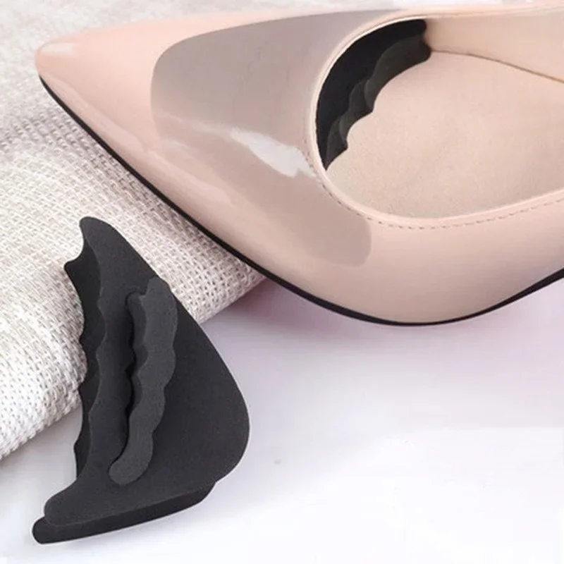 2/8PCS Adjustable Forefoot Insert Pad for Women High Heels Toe Plug Half Sponge Shoes Cushion Feet Filler Insoles Anti-Pain Pads thumbnail 2
