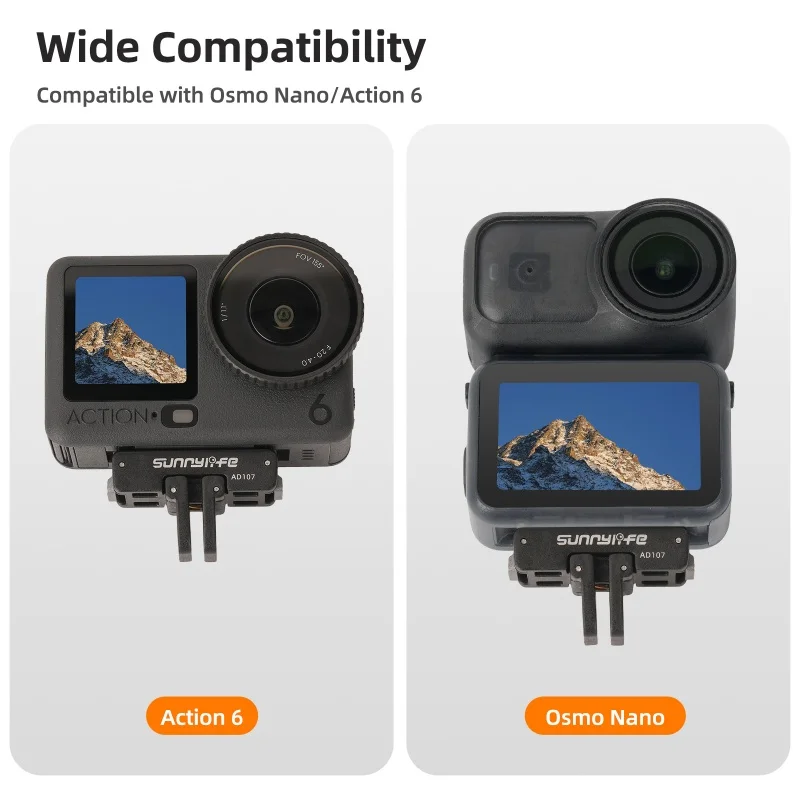 Magnetic Base for DJI Osmo Nano /Action 6 Magnetic Adapter Mount Stand Holder Expansion Selfie Stick Tripod Camera Accessories thumbnail 4