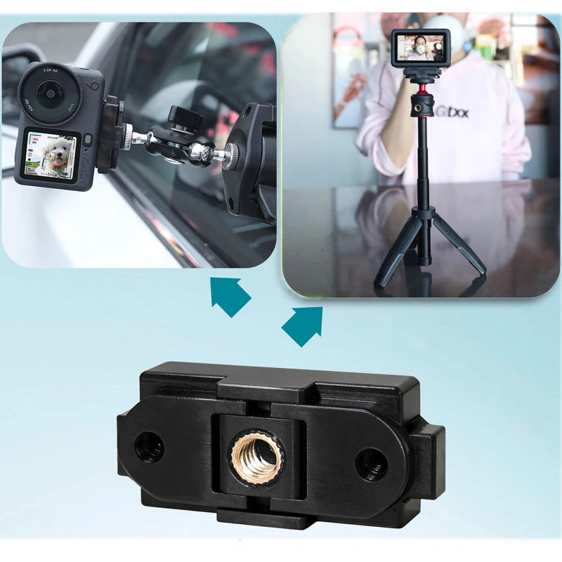 Magnetic Base for DJI Osmo Nano /Action 6 Magnetic Adapter Mount Stand Holder Expansion Selfie Stick Tripod Camera Accessories thumbnail 2
